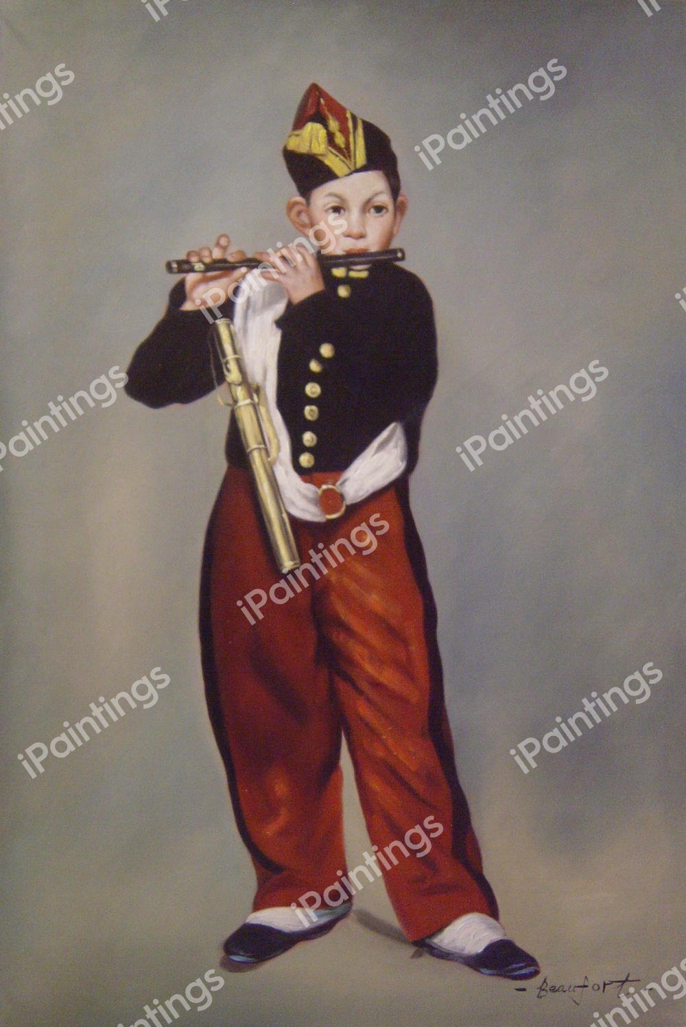 The Fifer. The painting by Edouard Manet