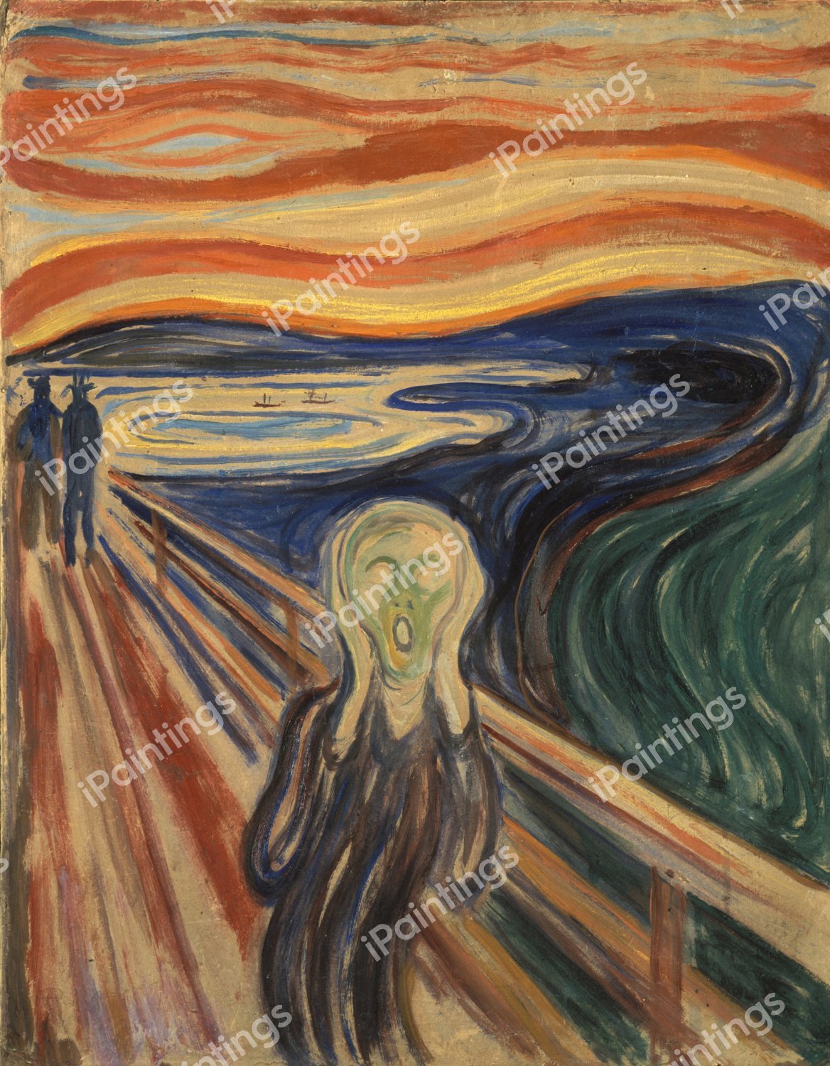 A Scream, 1893. The painting by Edvard Munch