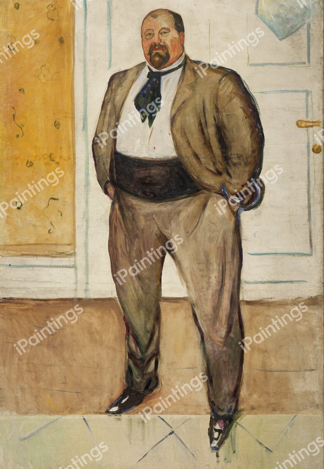 Consul Christen Sandberg, 1901. The painting by Edvard Munch
