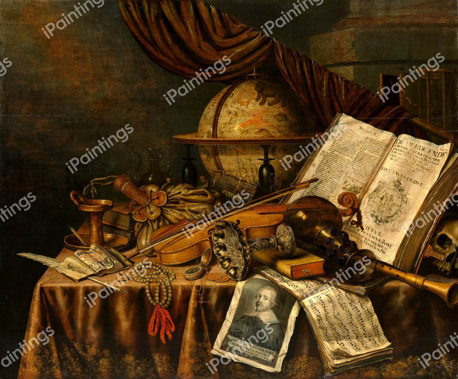 Vanitas Still Life 2. The painting by Edwaert Collier