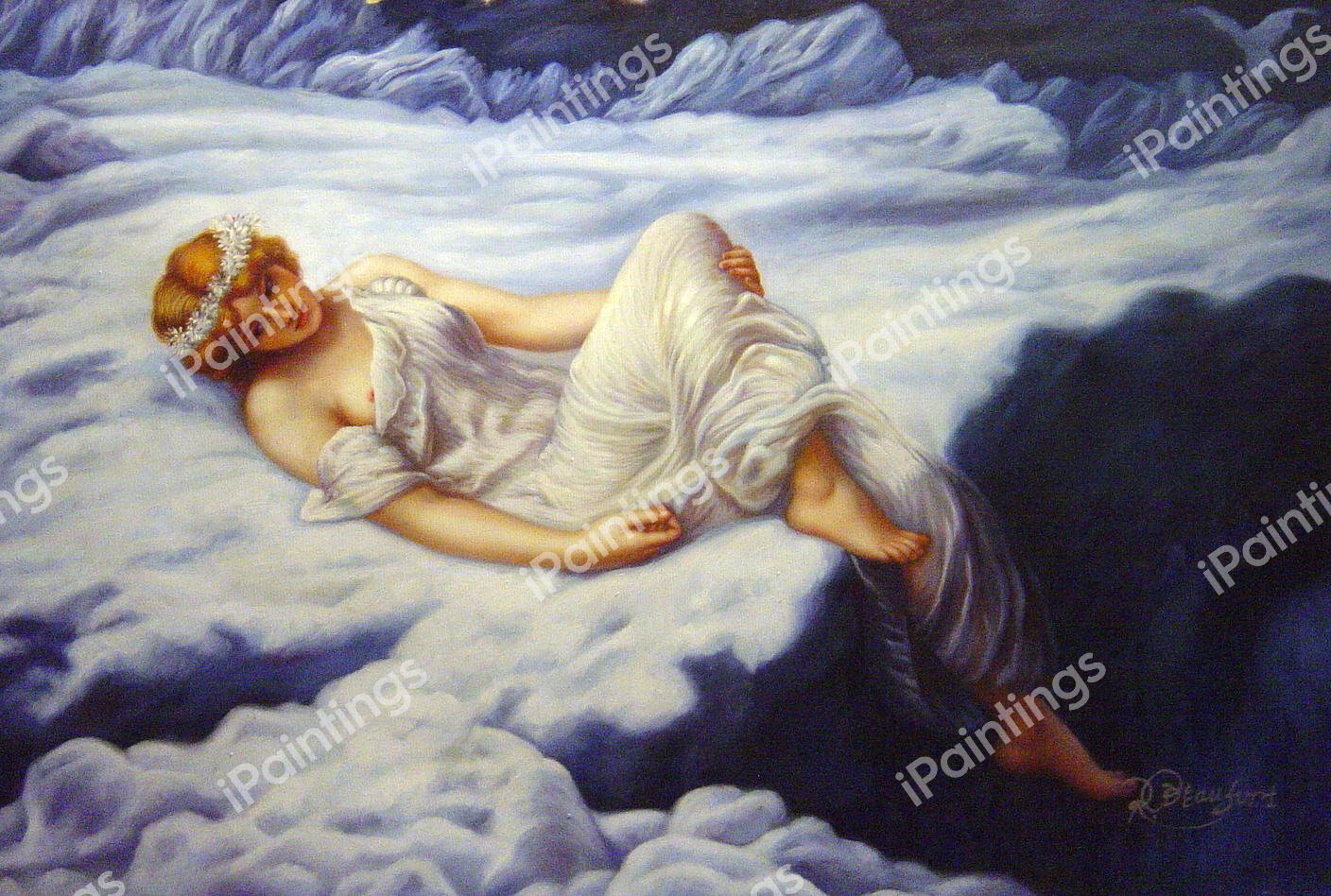 Heart Of Snow. The painting by Edward Robert Hughes