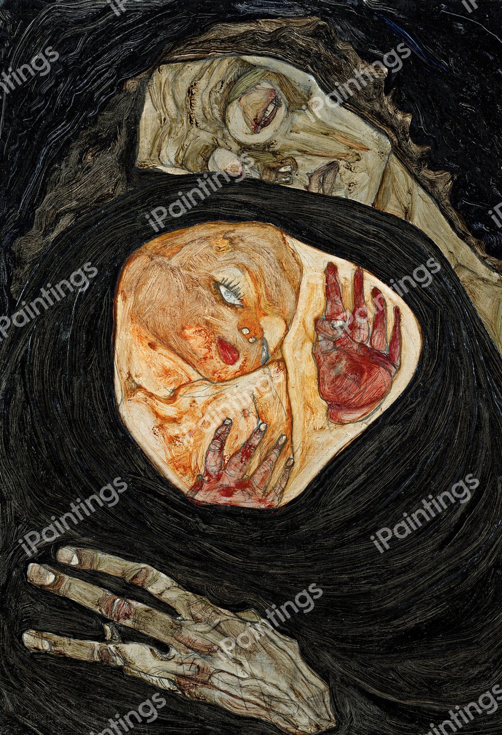 Dead Mother I. The painting by Egon Schiele