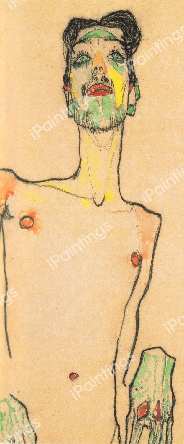 Mime van Osen. The painting by Egon Schiele