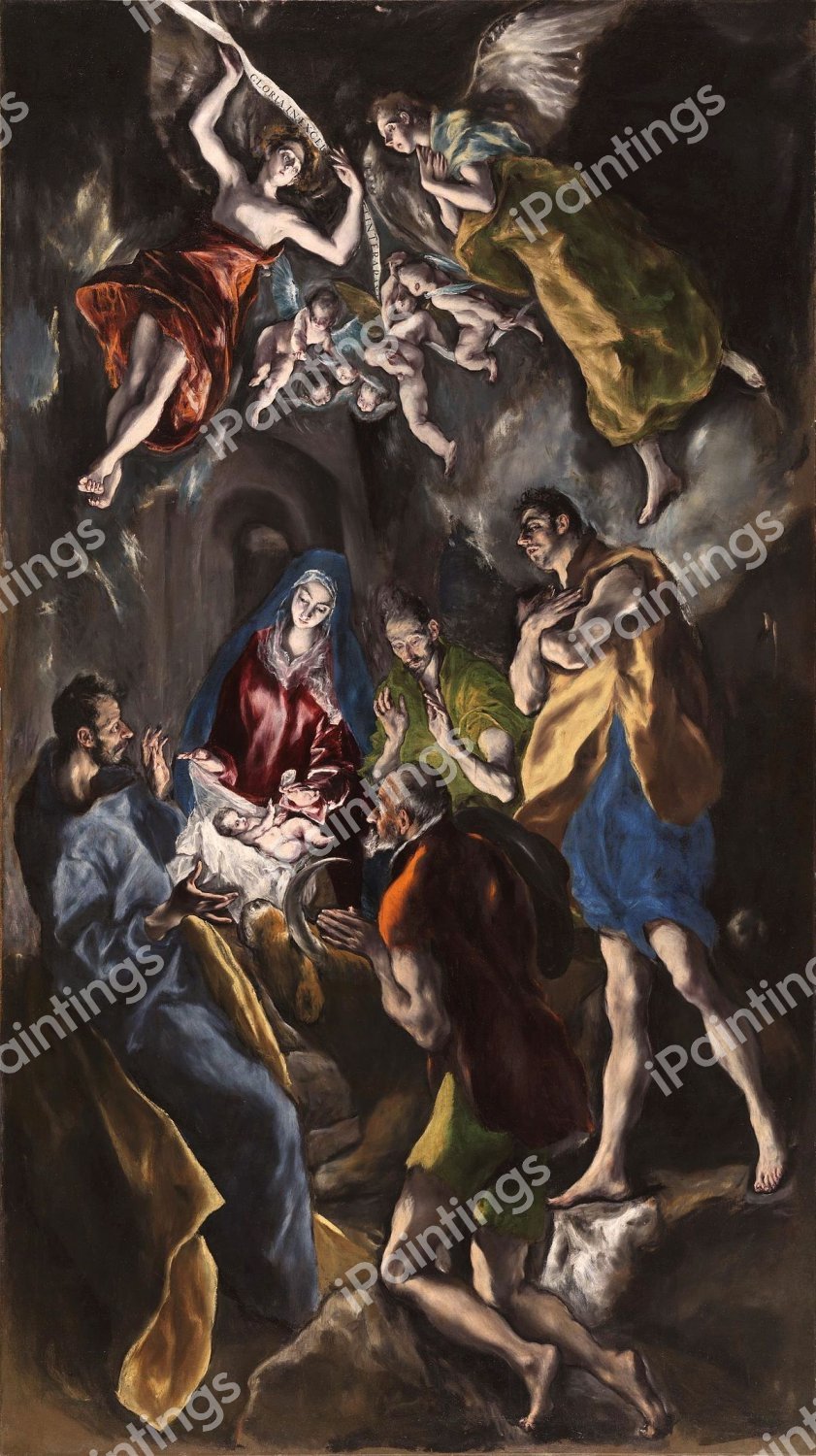 Adoration of the Shepherds 1. The painting by El Greco