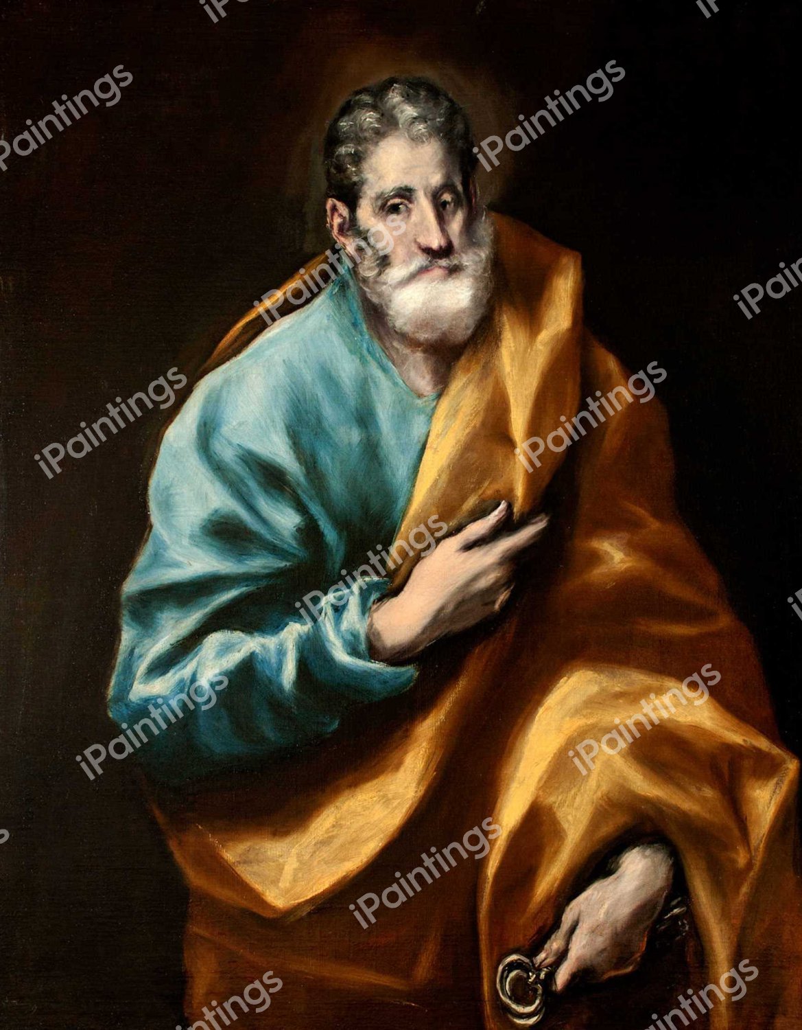 Apostle Saint Peter. The painting by El Greco