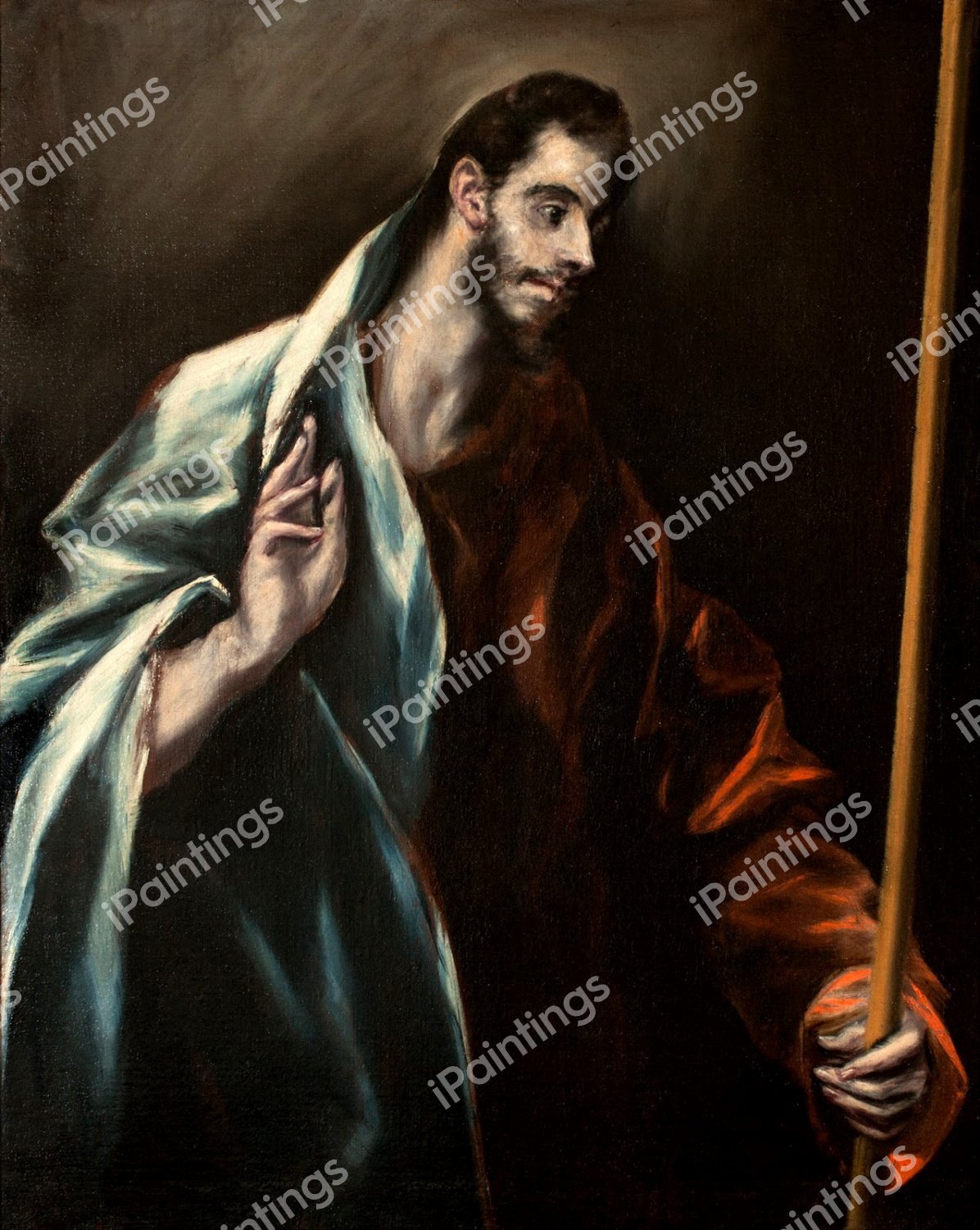 Apostle Saint Thomas. The painting by El Greco