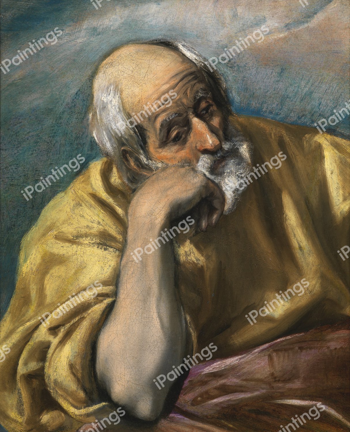 Saint Joseph. The painting by El Greco