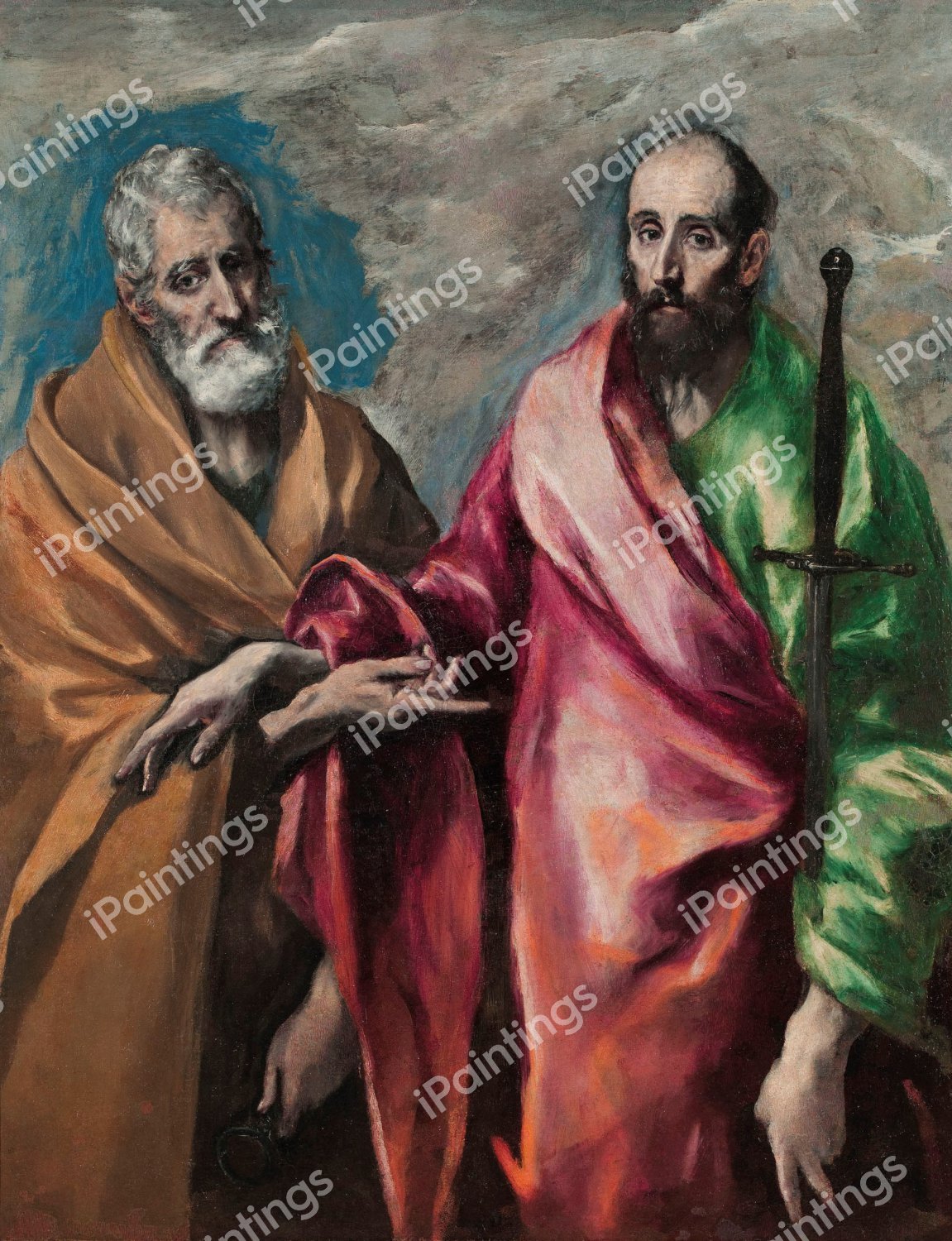 Saint Peter and Saint Paul. The painting by El Greco