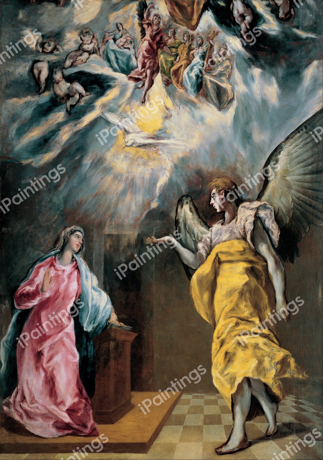 The Annunciation 3. The painting by El Greco