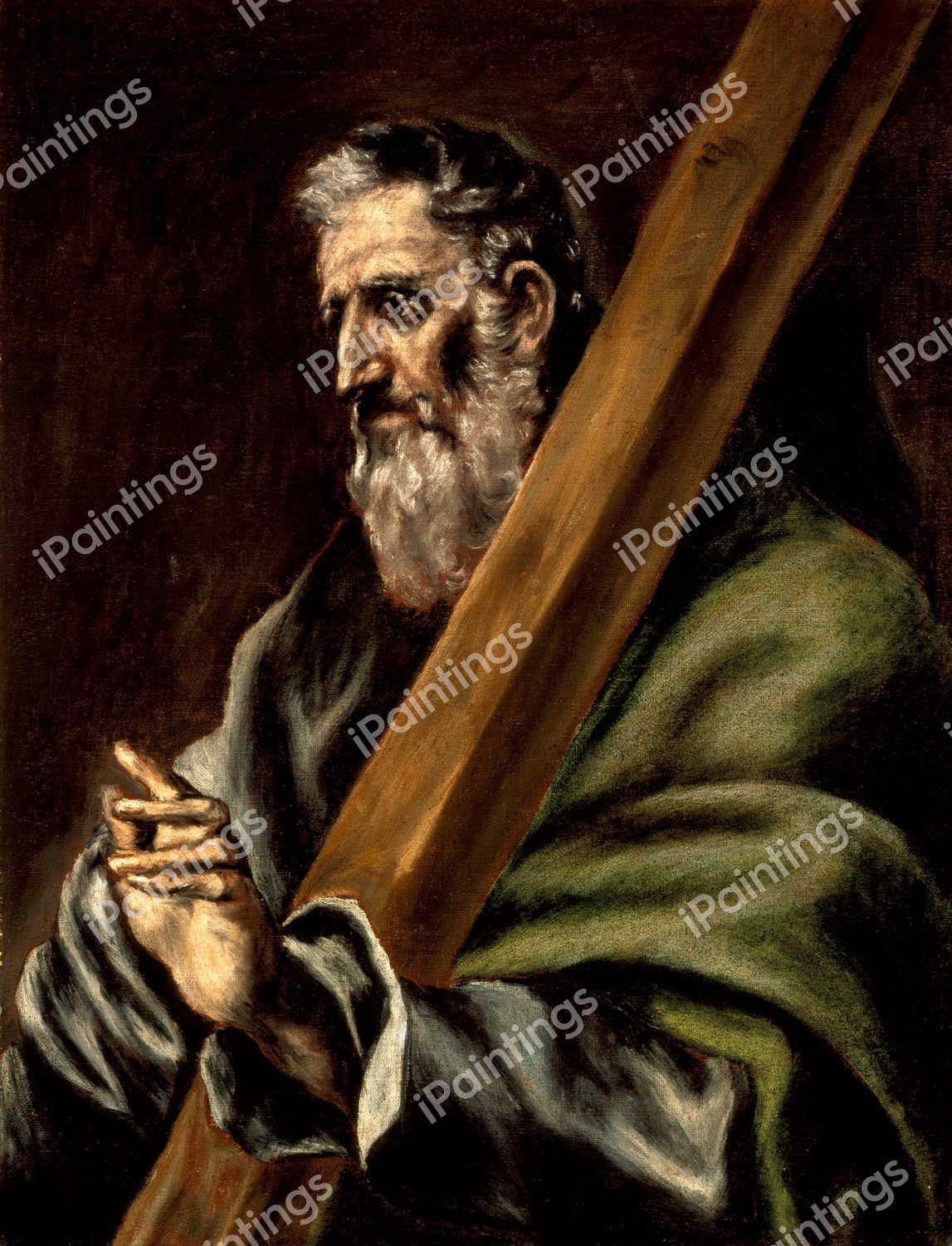 The Apostle St. Andrew. The painting by El Greco