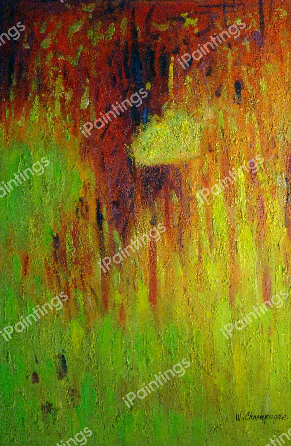 Electric Abstract. The painting by Our Originals