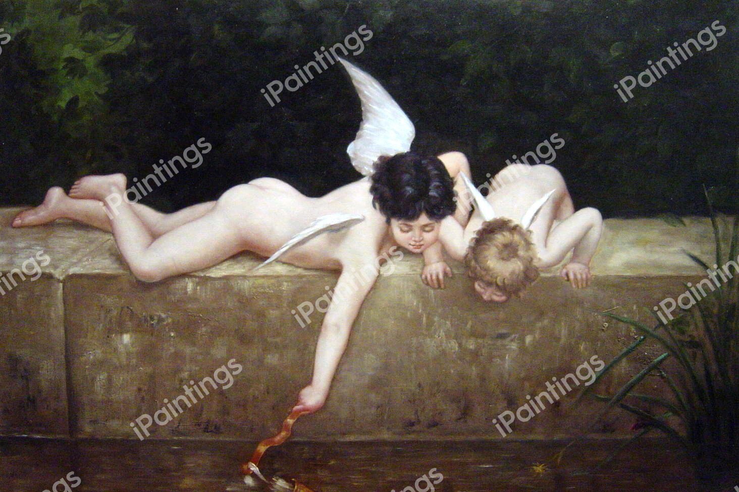 The Rescue. The painting by Emile Munier