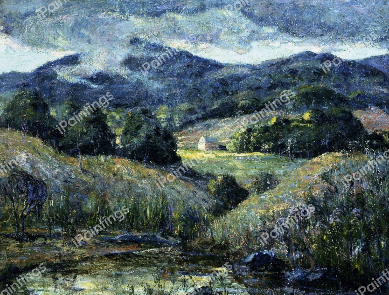 Approaching Storm. The painting by Ernest Lawson