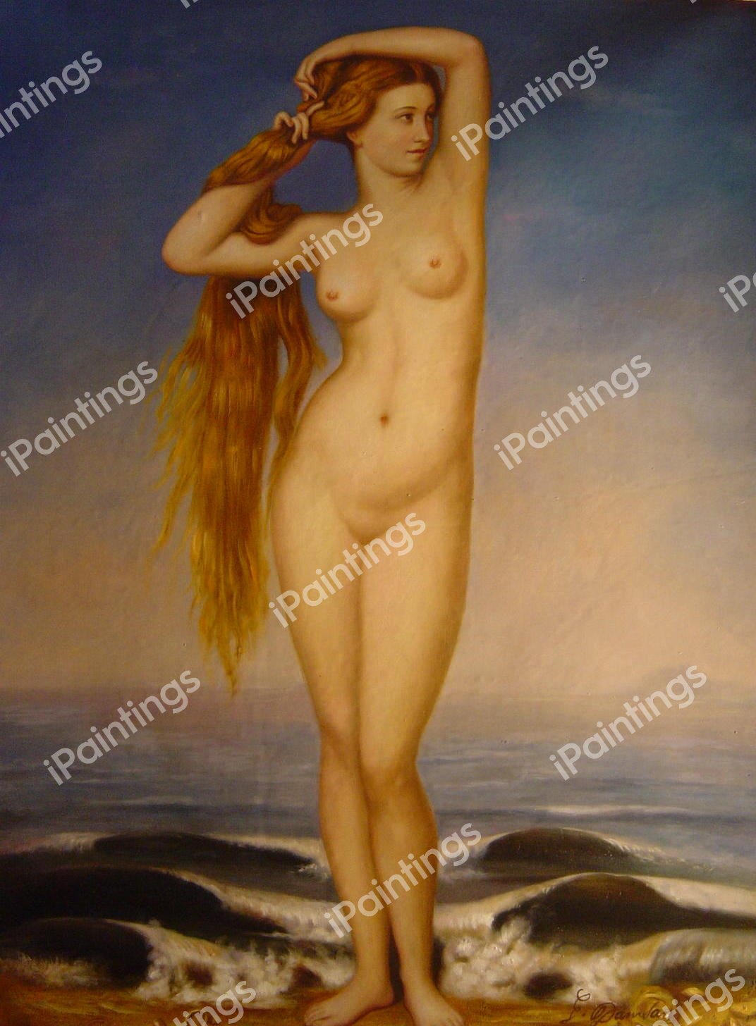 The Birth Of Venus. The painting by Eugene Amaury-Duval