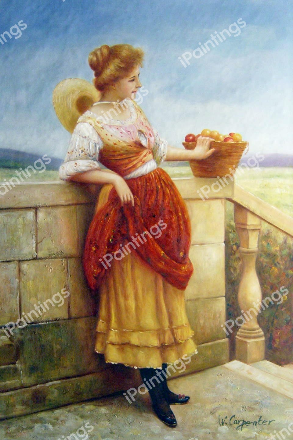 Le Plaisir. The painting by Eugene De Blaas