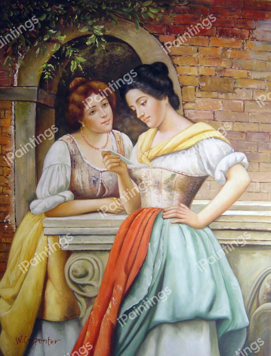 Shared Correspondence. The painting by Eugene De Blaas