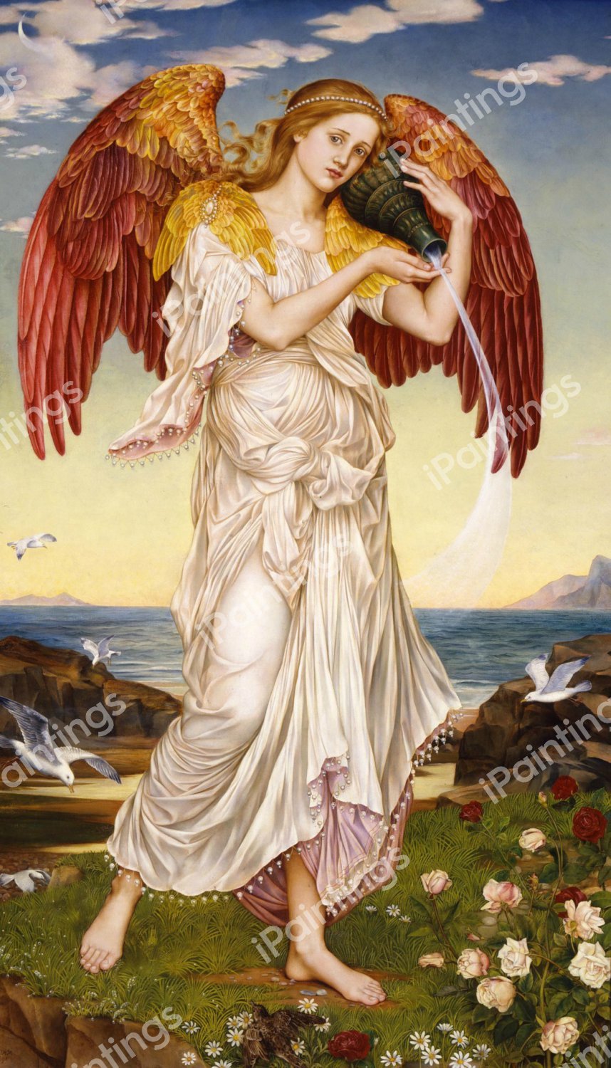 Eos. The painting by Evelyn De Morgan
