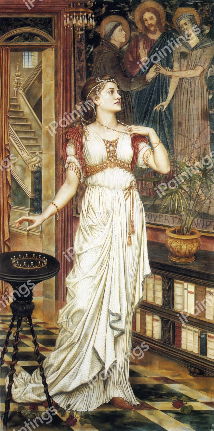 The Crown of Glory. The painting by Evelyn De Morgan
