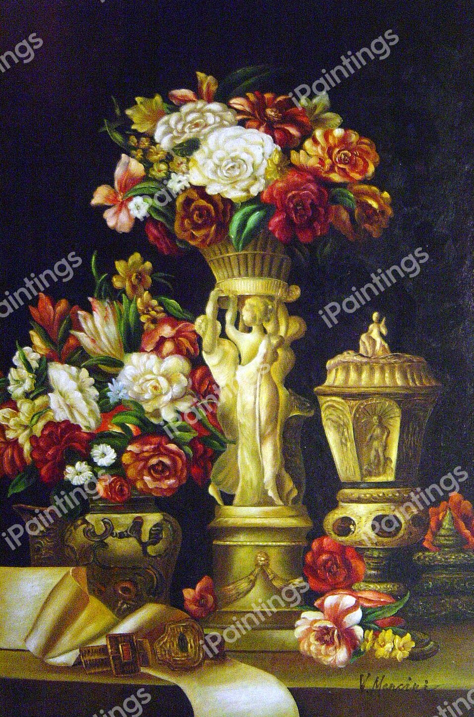 Flora. The painting by Ferdinand Georg Waldmuller