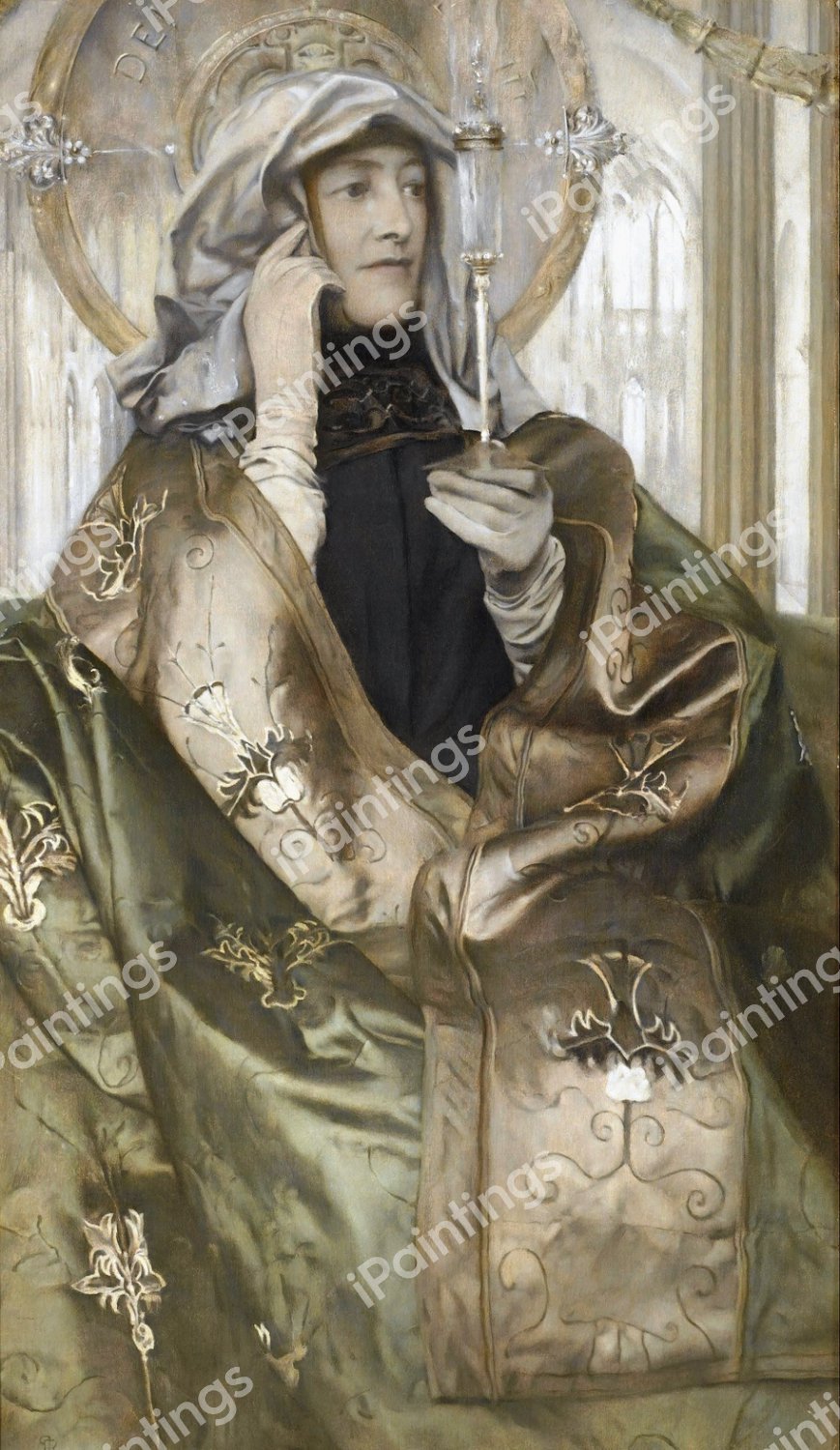 Incense. The painting by Fernand Khnopff