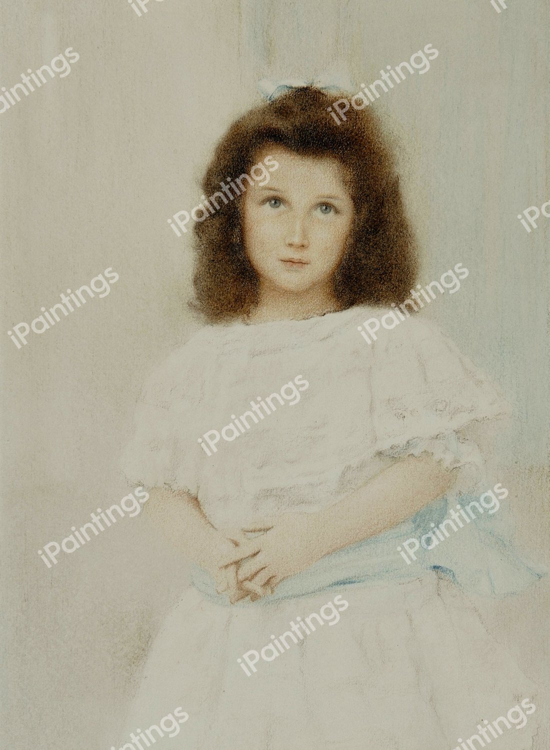 Portrait de Renee Lambert de Rothschild. The painting by Fernand Khnopff