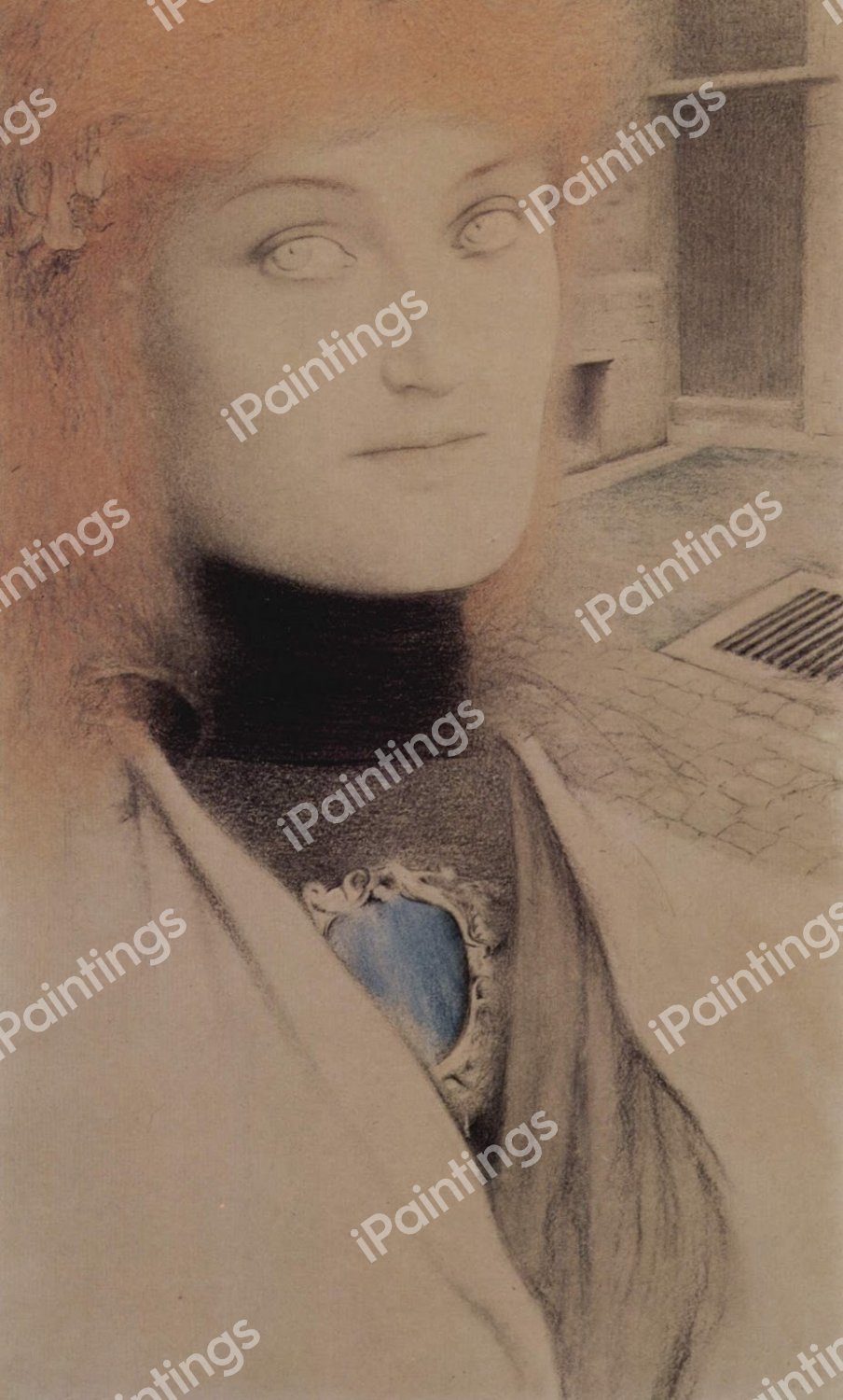 Who Shall Deliver Me?. The painting by Fernand Khnopff