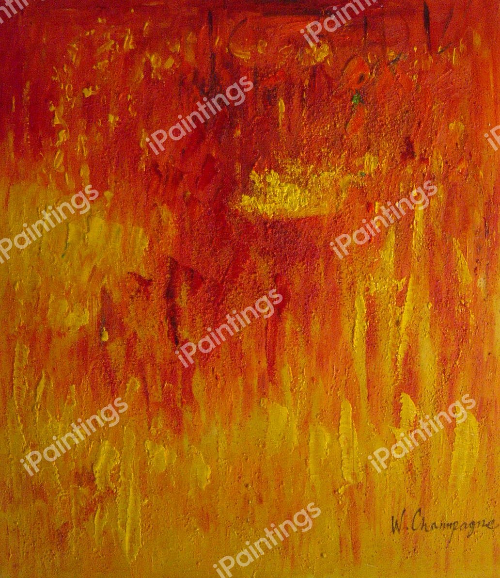 Fire Abstract. The painting by Our Originals