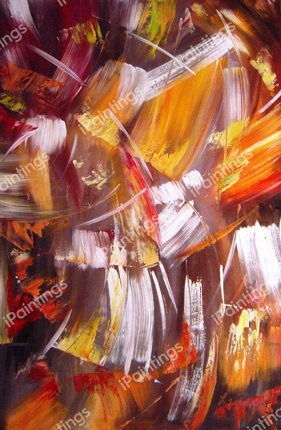 Fireworks Of Abstract Colors. The painting by Our Originals