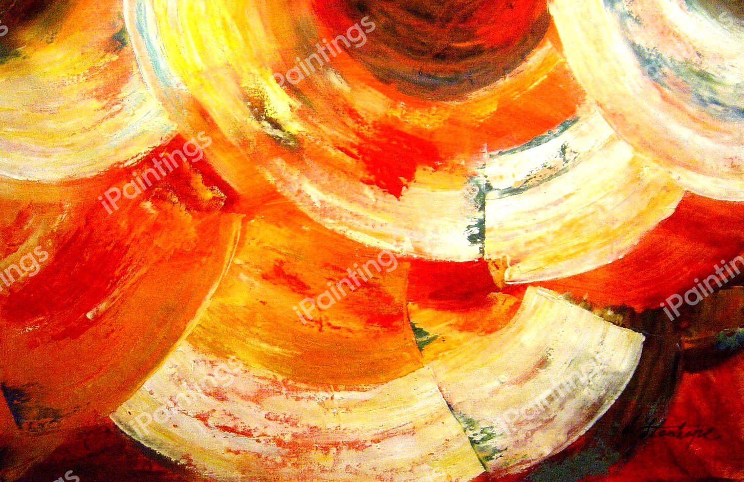 Flowing Abstract. The painting by Our Originals