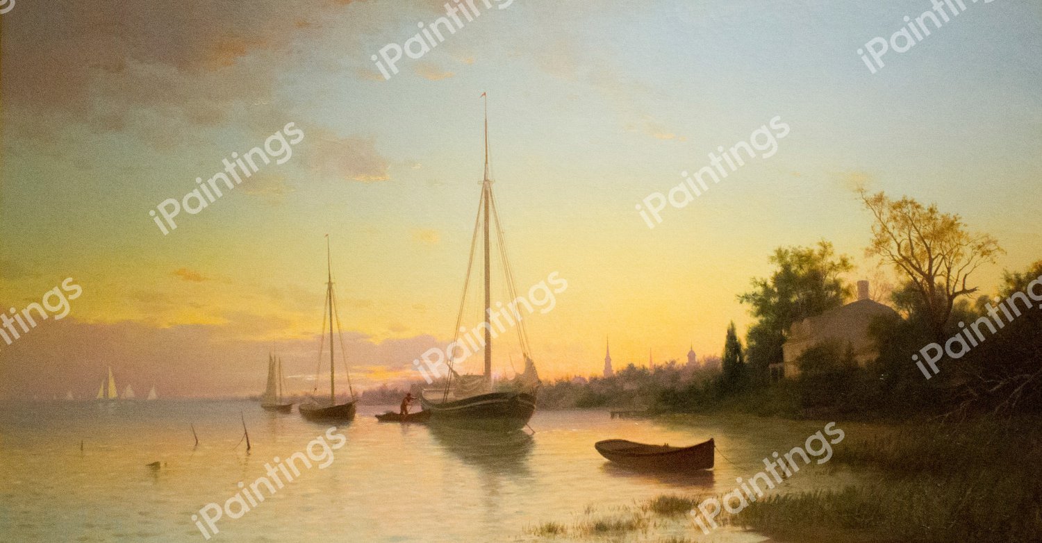 Evening. The painting by Francis Silva