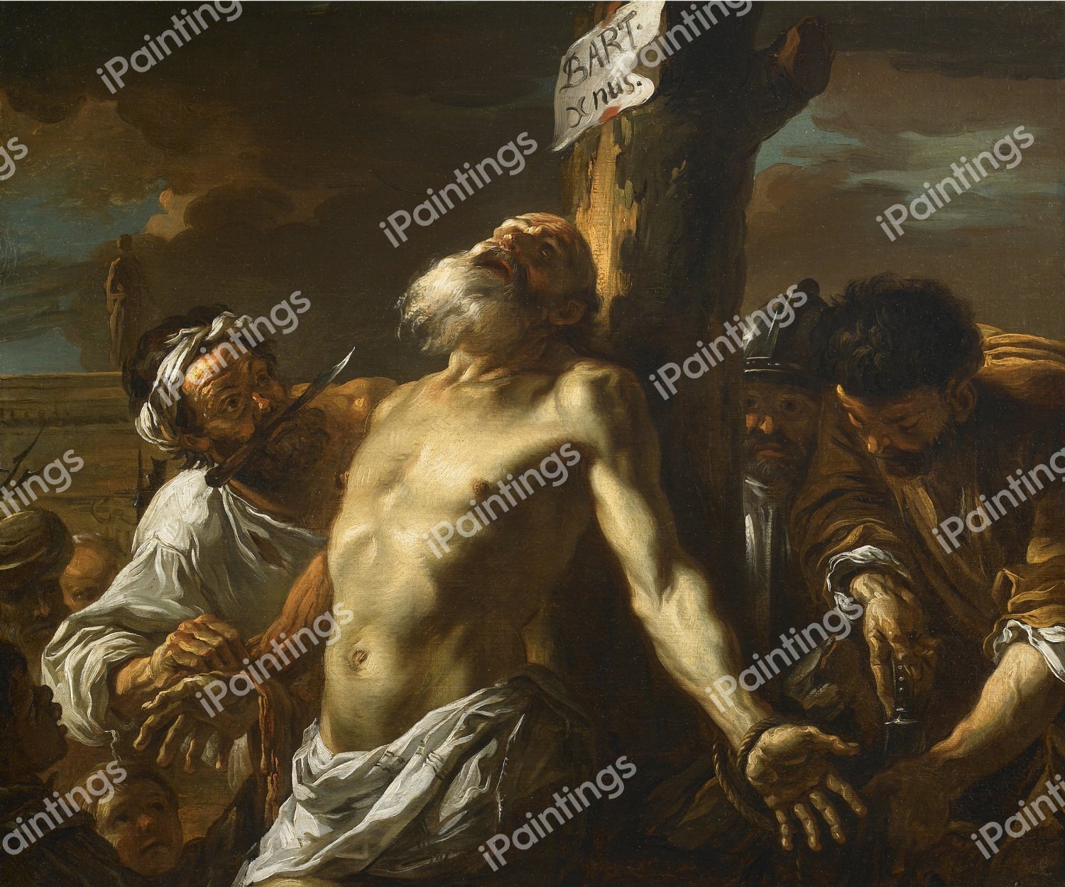 Martirio di San Bartolomeo, 1774. The painting by Francois-Andre Vincent