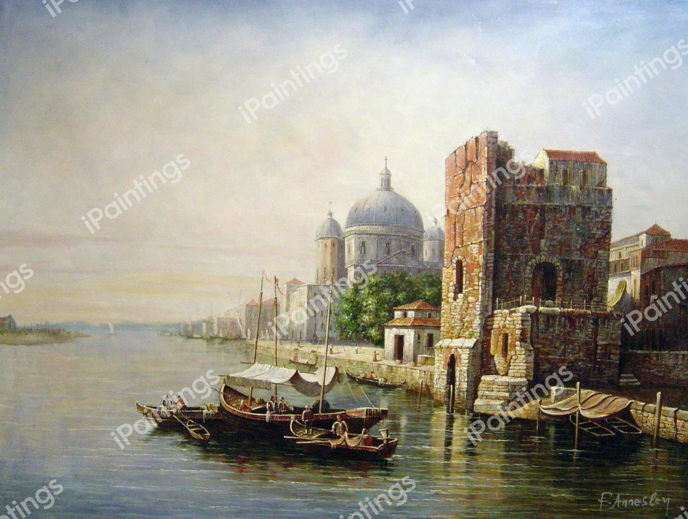 Tour de L'or, Seville. The painting by Francois Bossuet