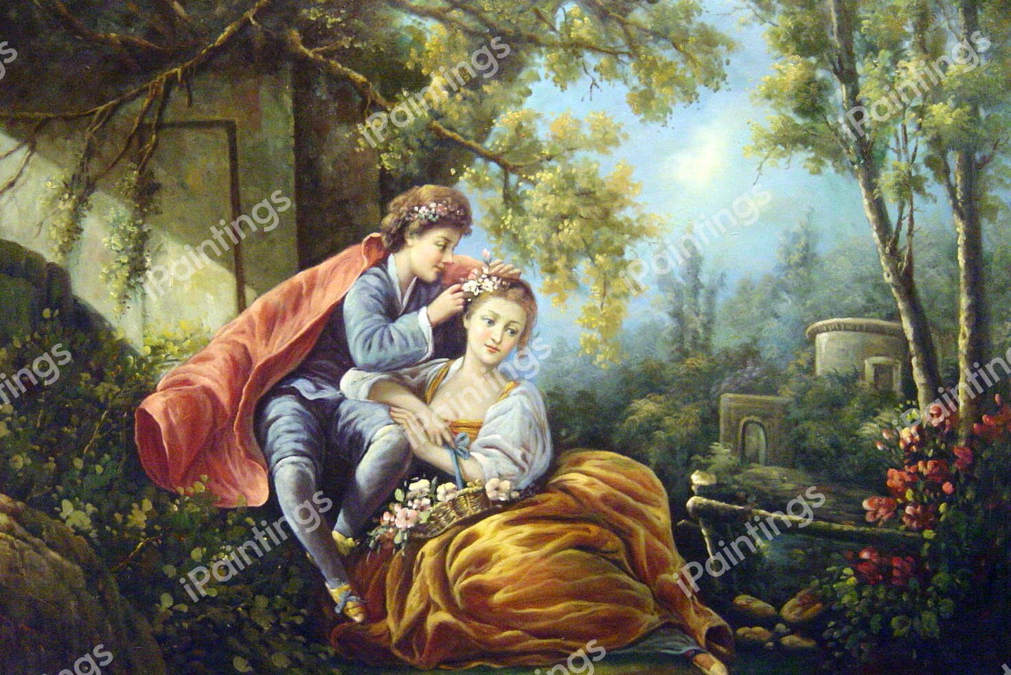 Spring. The painting by Francois Boucher