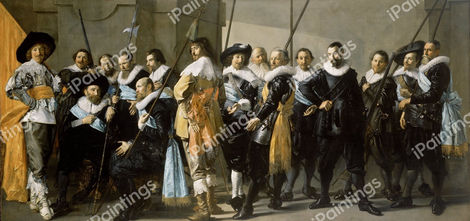 Meagre Company. The painting by Frans Hals