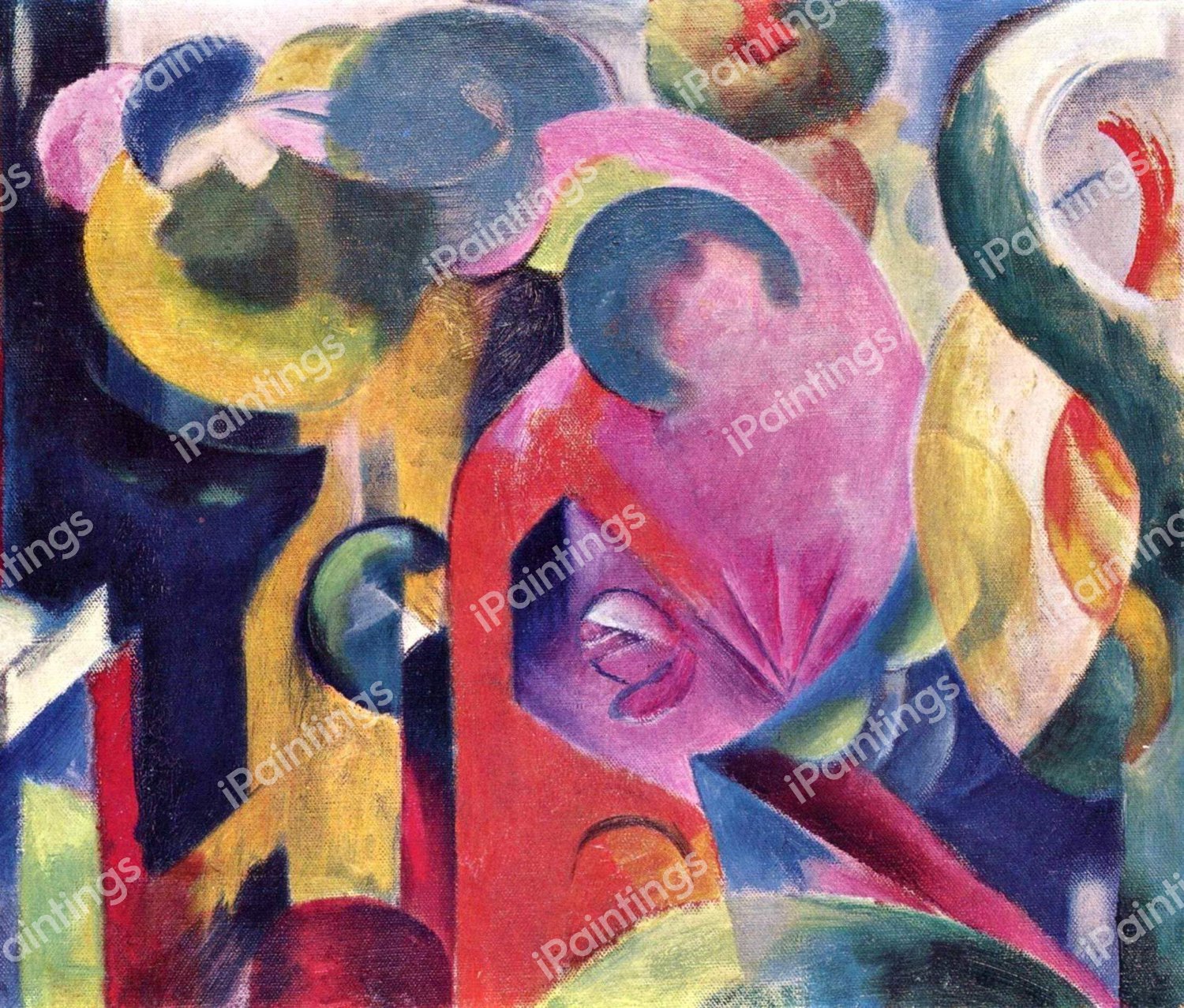 Composition III. The painting by Franz Marc