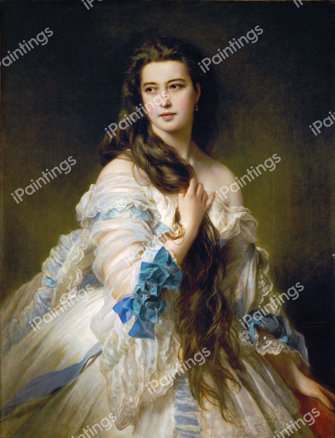 Madame Barbe de Rimsky Korsakov. The painting by Franz Xavier Winterhalter