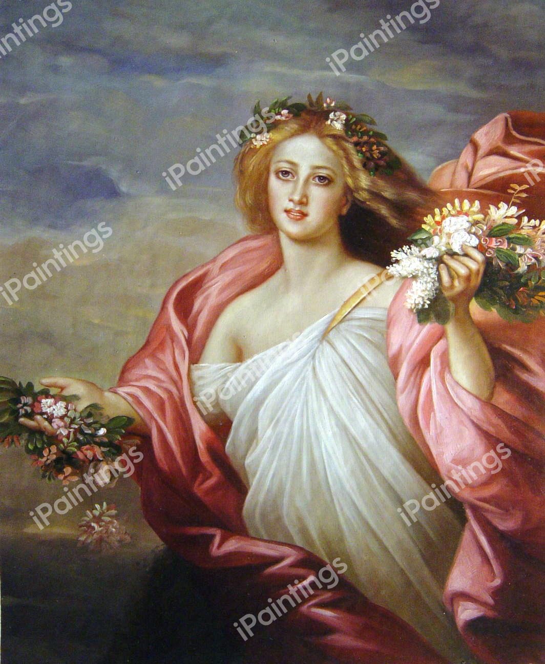 Spring. The painting by Franz Xavier Winterhalter