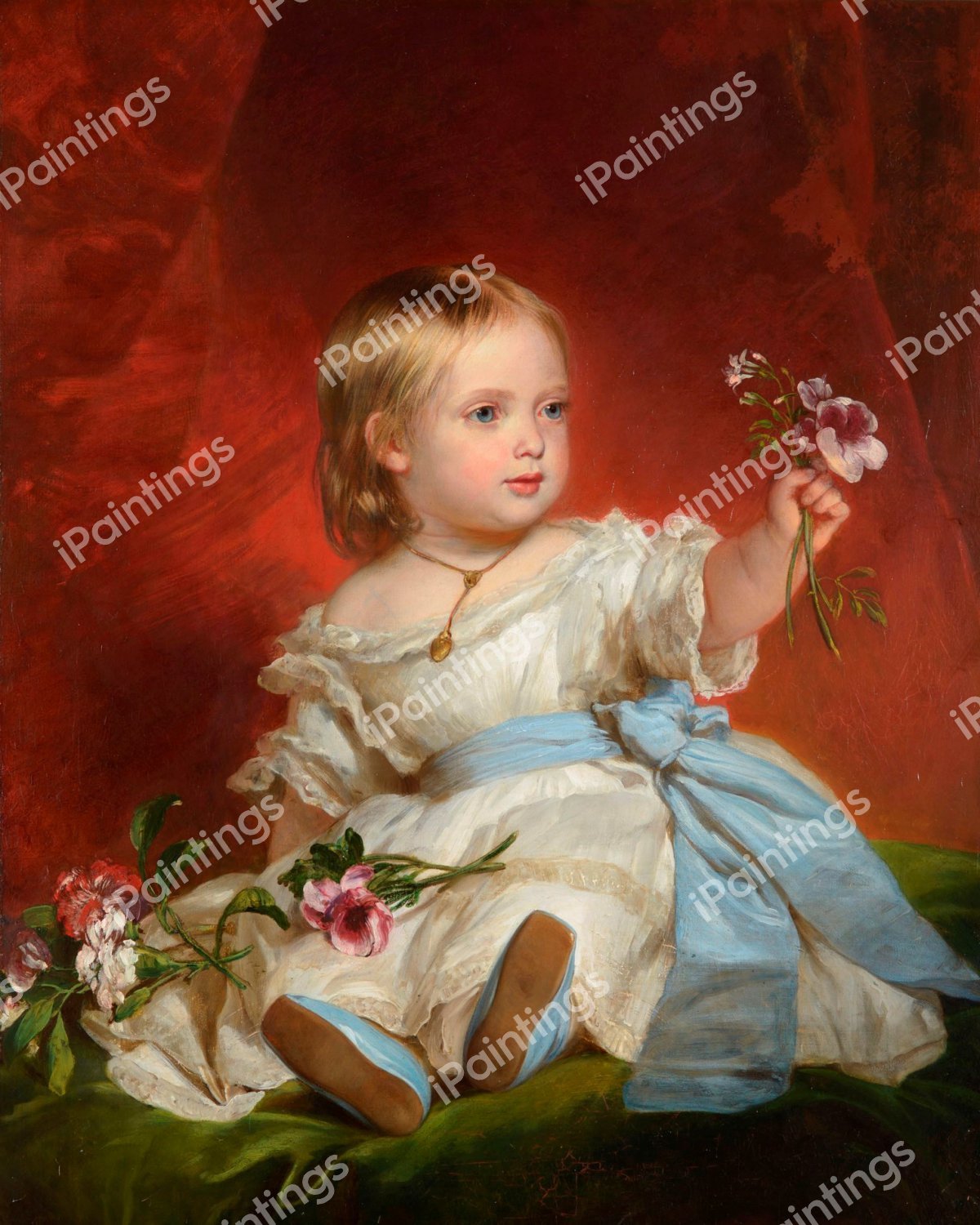 Victoria, Princess Royal. The painting by Franz Xavier Winterhalter