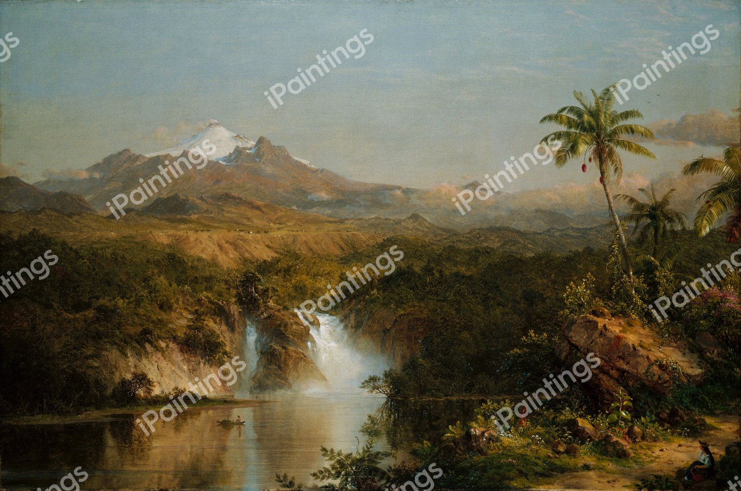 Cotopaxi 1. The painting by Frederic Edwin Church