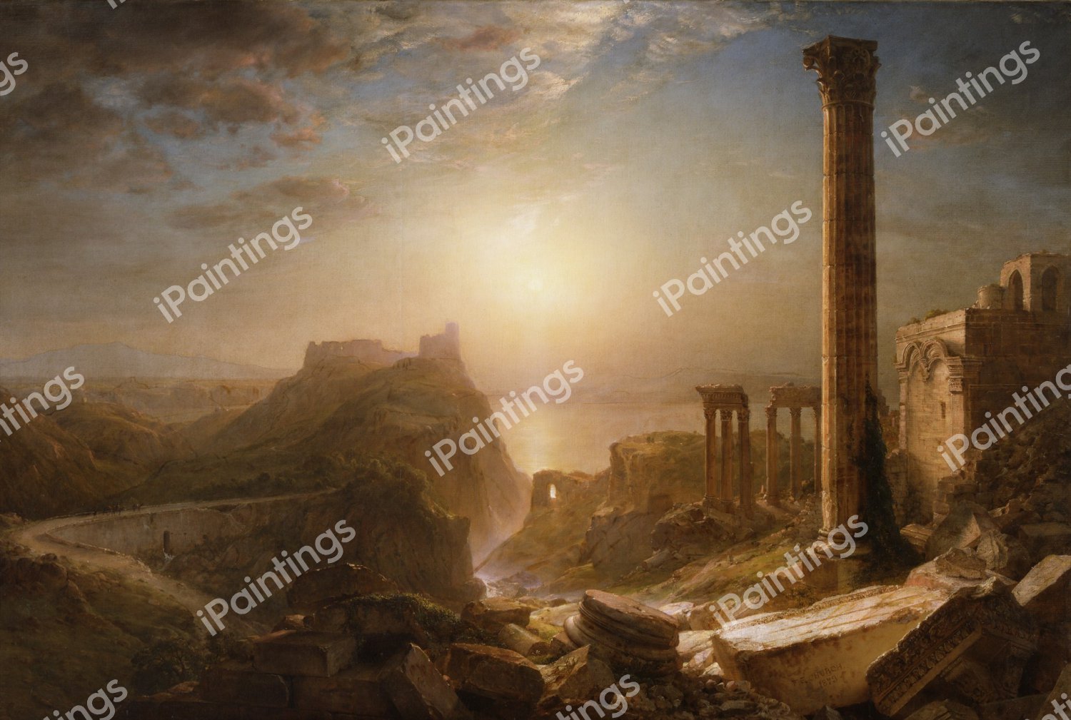 Syria by the Sea. The painting by Frederic Edwin Church