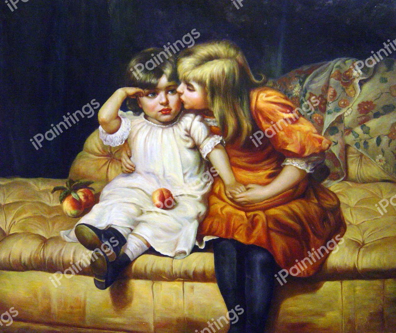 Consolation. The painting by Frederick Morgan