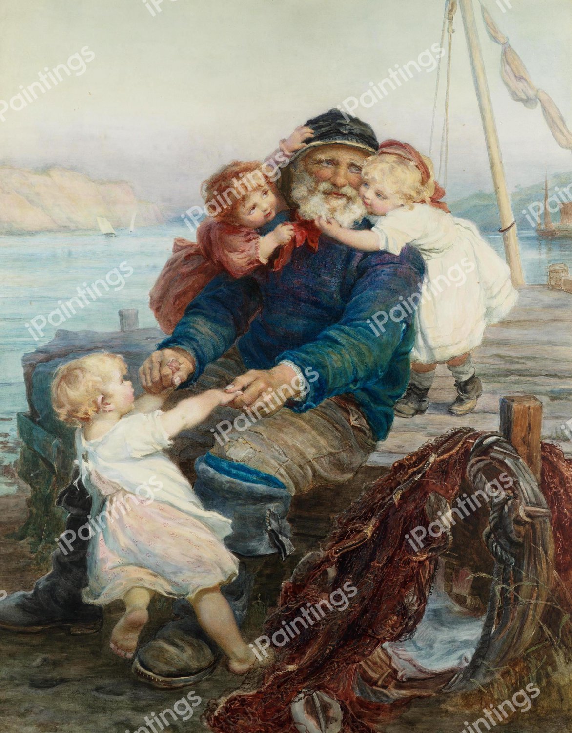 Which do you Love Best?. The painting by Frederick Morgan