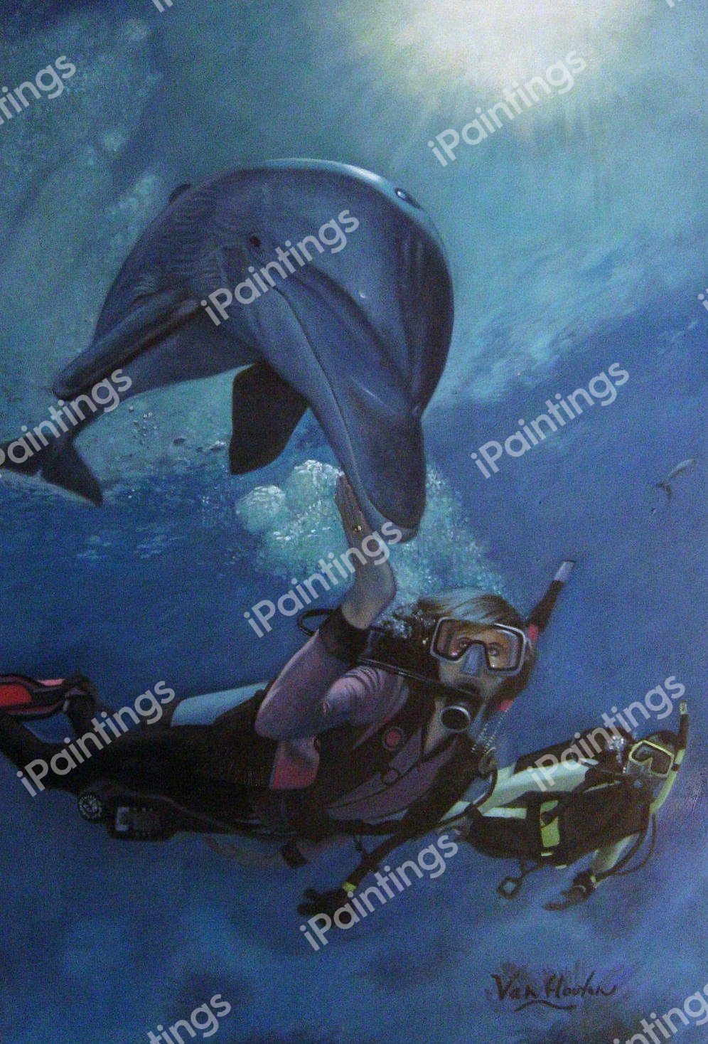 Friends Of The Sea. The painting by Our Originals