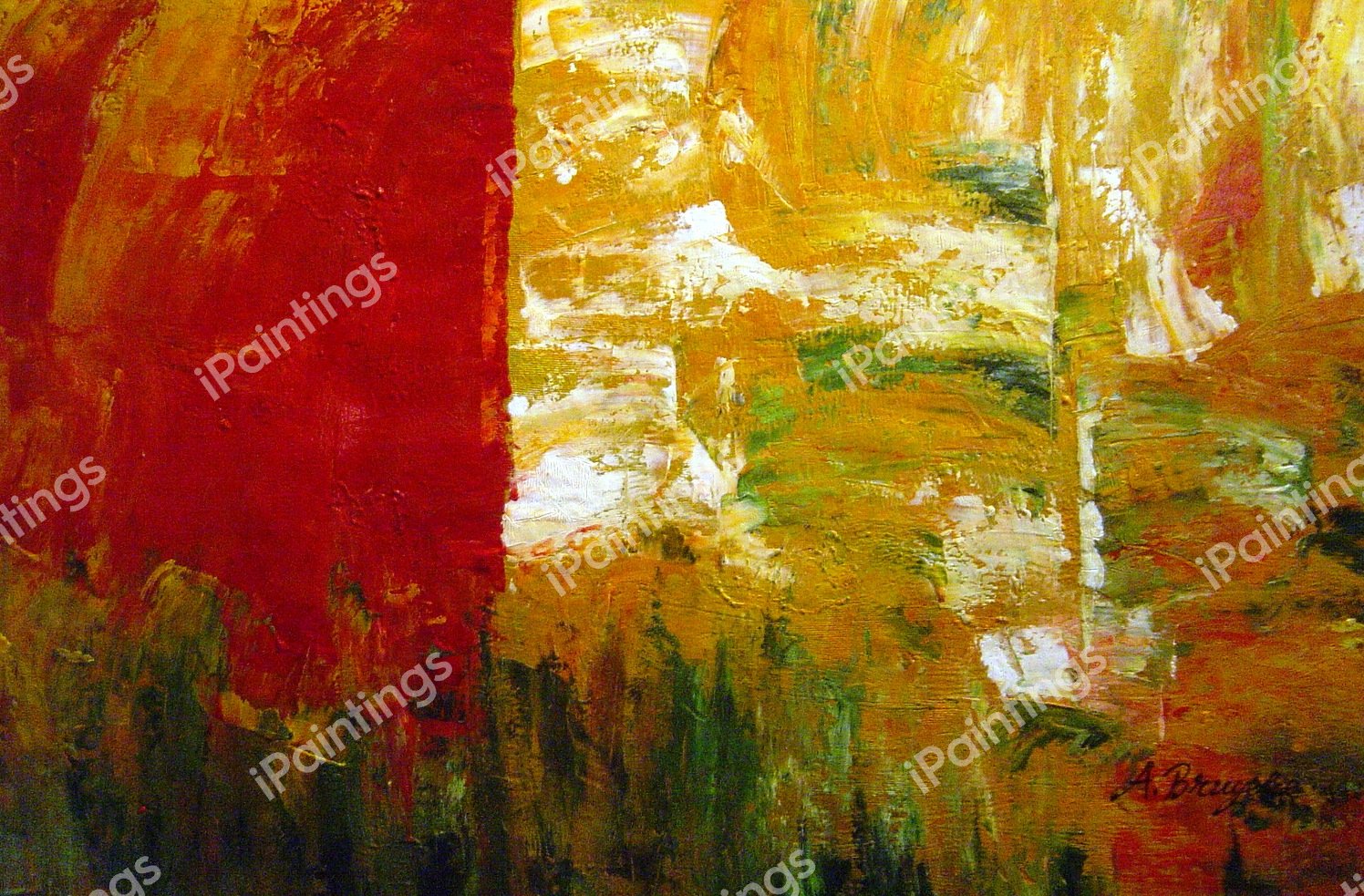 Garden Abstract. The painting by Our Originals