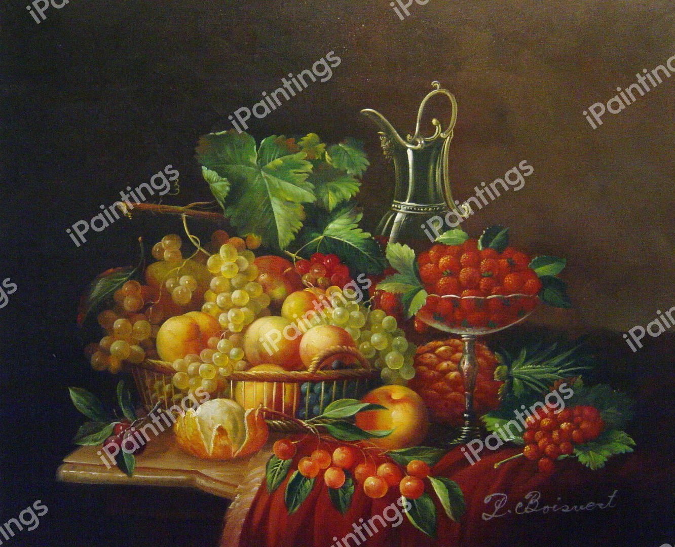 Still Life With Fruit. The painting by George Forster