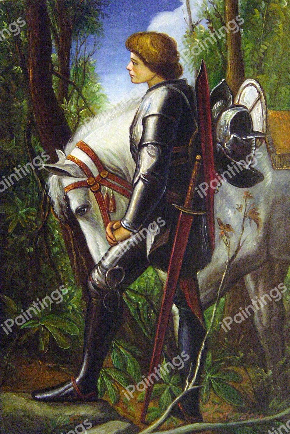 Sir Galahad. The painting by George Frederick Watts
