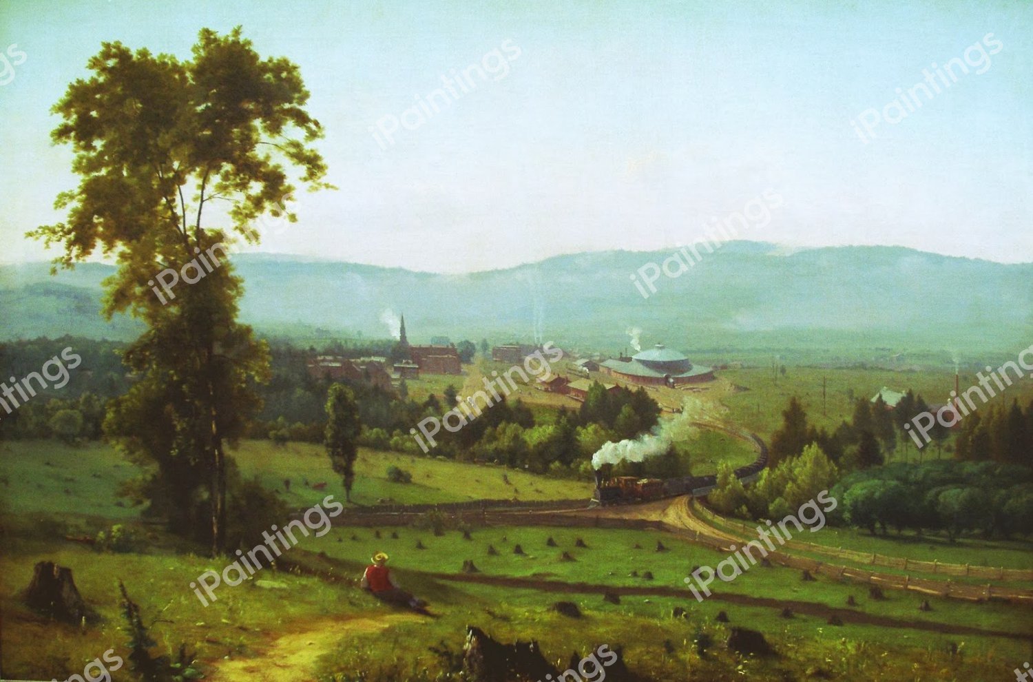 The Lackawanna Valley. The painting by George Inness