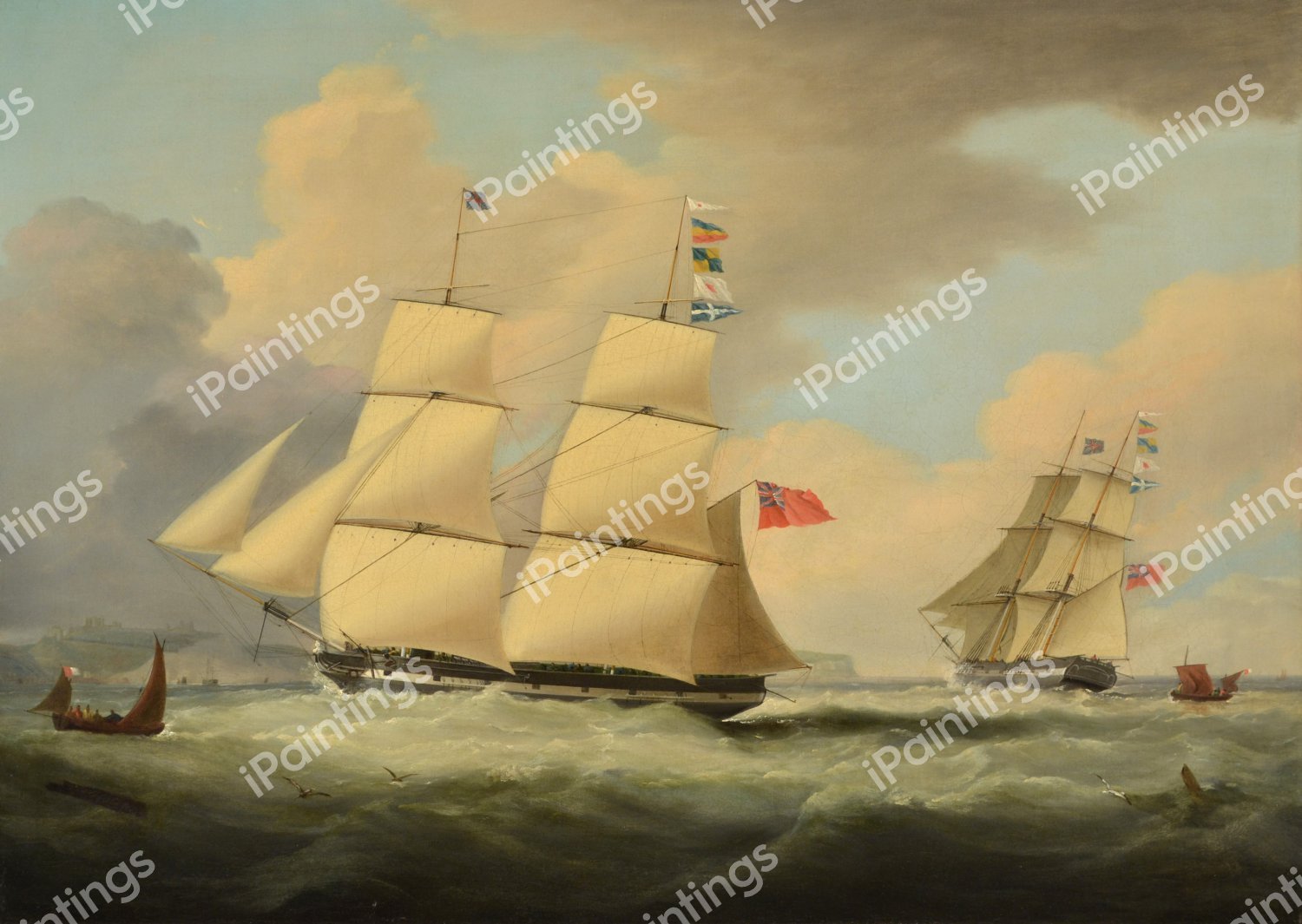 The Soi-Disant Brig, Thomas Wallace. The painting by George Webster