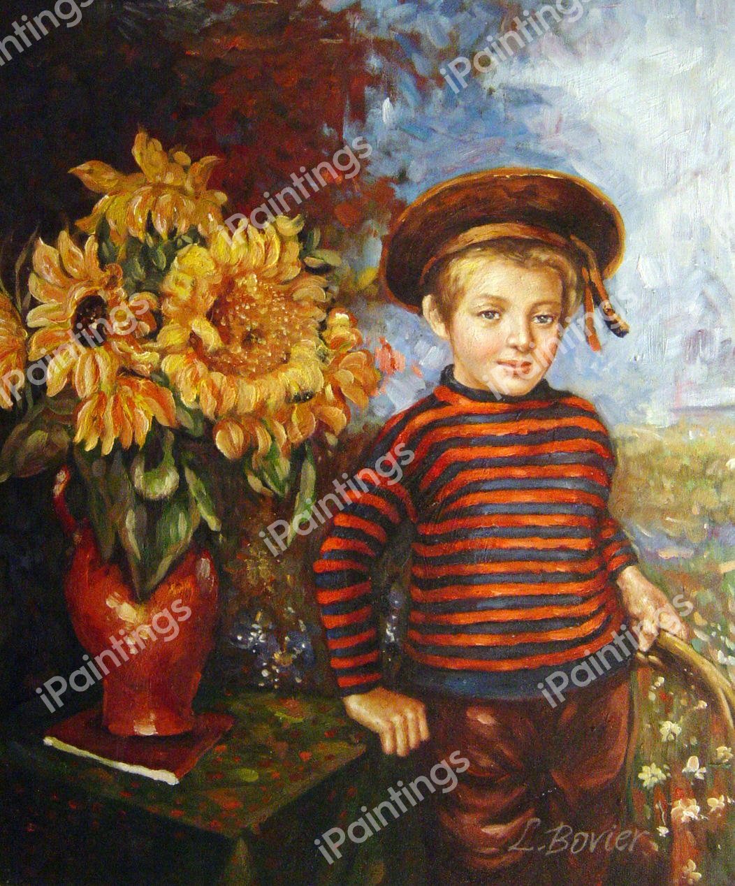Little Pierre. The painting by Georges Lemmen