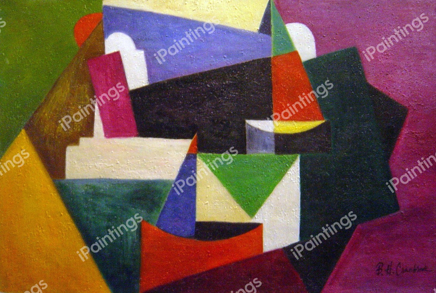 Le Semaphore. The painting by Georges Valmier